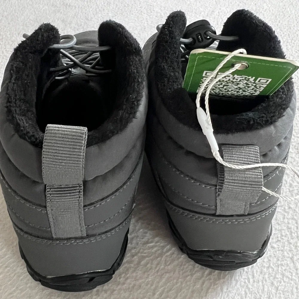 Healthy Freedom Barefoot Winter Boots Womens 36 Gray Faux Fur Lined Minimalist